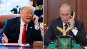 Песков: В разговоре Путина и Трампа не касались вопроса миротворцев на Украине